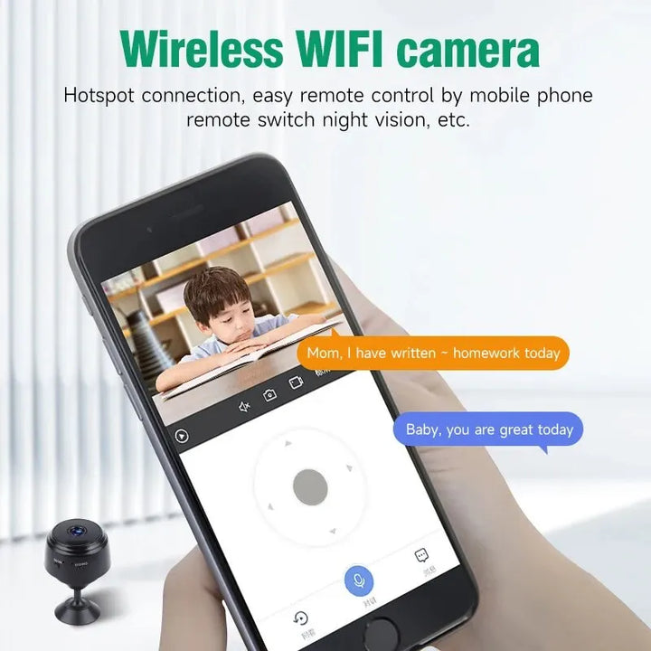 A9 WiFi Mini Camera Recorder Security Monitoring Wireless Video Mini Camera Recorder Voice Camera Smart Home For Infants And P