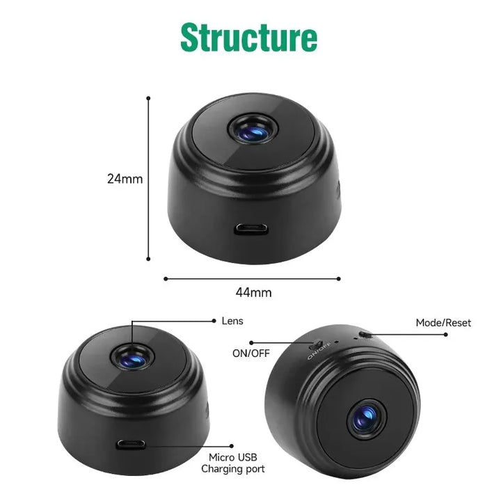 A9 WiFi Mini Camera Recorder Security Monitoring Wireless Video Mini Camera Recorder Voice Camera Smart Home For Infants And P